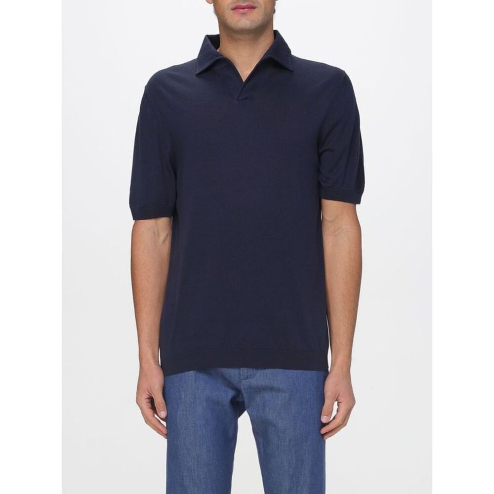 Lardini Men Knit Polo Shirt Lardini